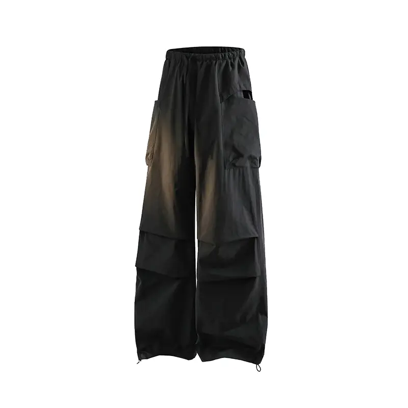 Women Hiking Pant Waterproof Parachute Pant Adjustable Belt Camping Autumn Mountaineering