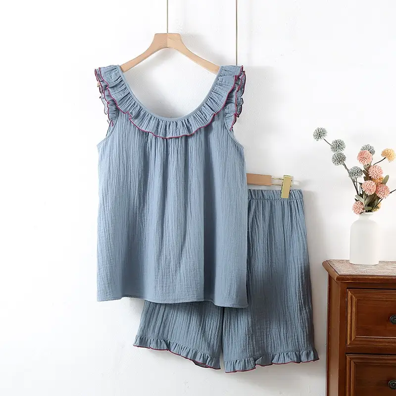 Summer lace Sleepwear Women's Thin Short Sleeve Ho...