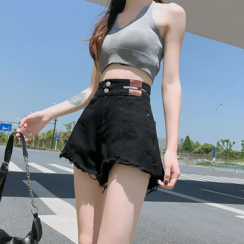 Women's Comfortable Classic Loose Denim Shorts Hig...