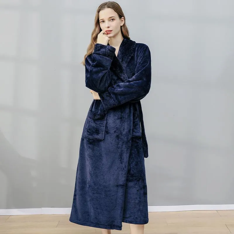 Plush Robe Women Night Robe For Microfleece Spa Ba...