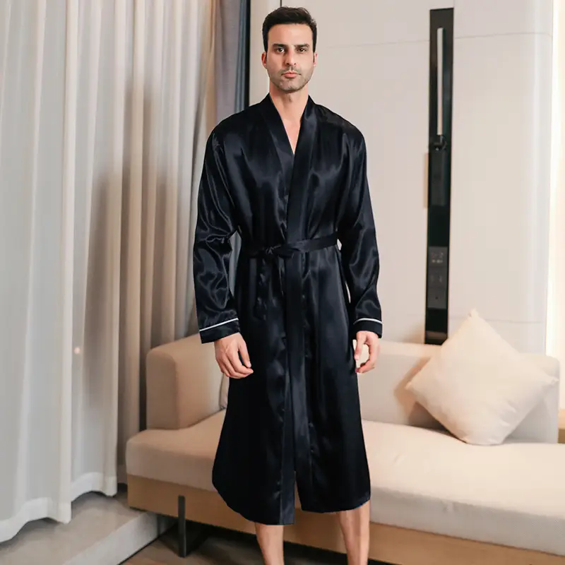 Men's Spring And Autumn Silk Thin Style Oversized ...