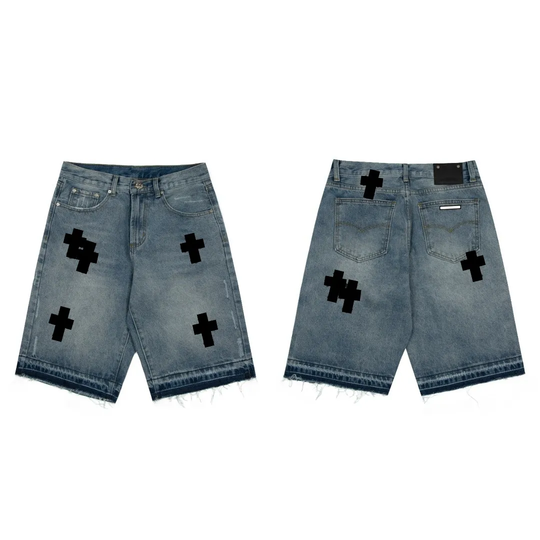 Men Jorts Short Jeans Hip Hop Streetwear Trendy Denim Shorts Fashion