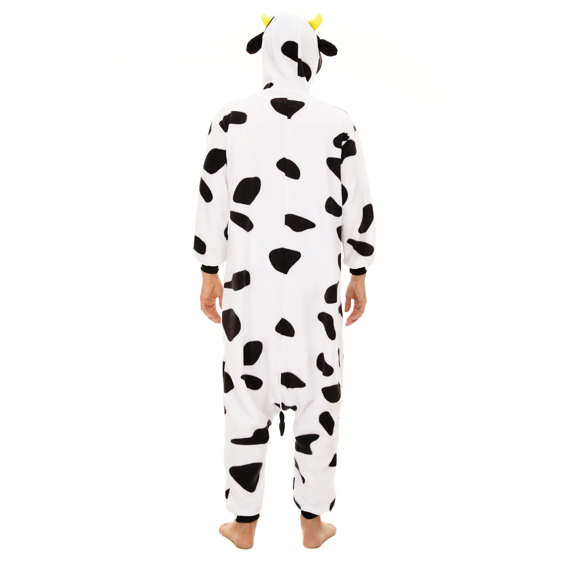 Cow Onesie Pajamas For Adults Men Funny Comfy Hood...