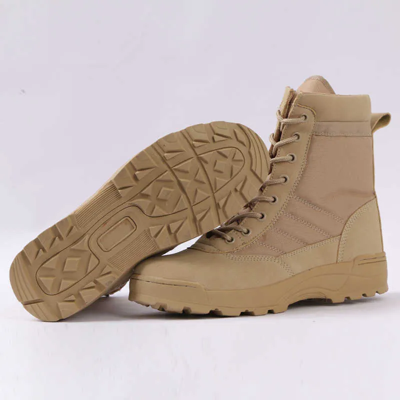Tactical Military Boots Men Special Force Desert Combat Army Outdoor Hiking Ankle Boots