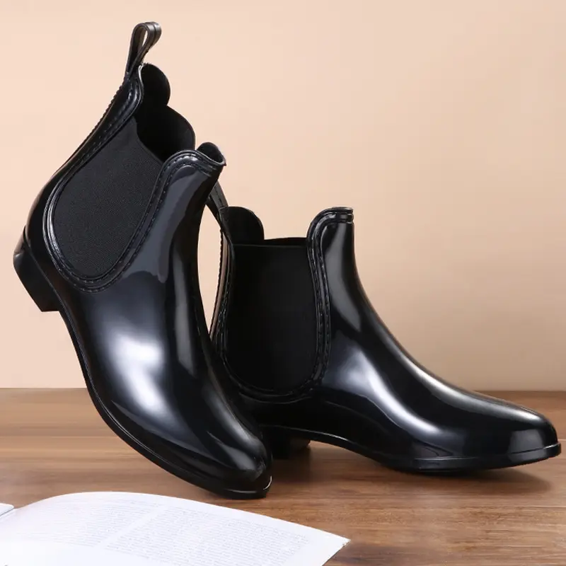 Women's Chelsea Comfortable Anti Slip Waterproof Garden Fashion Rubber Sole Shoes