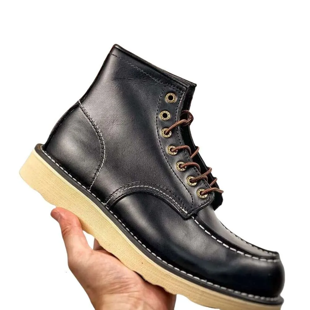 Mens Spring  Ankle Man Wing Warm Outdoor Work Cowb...