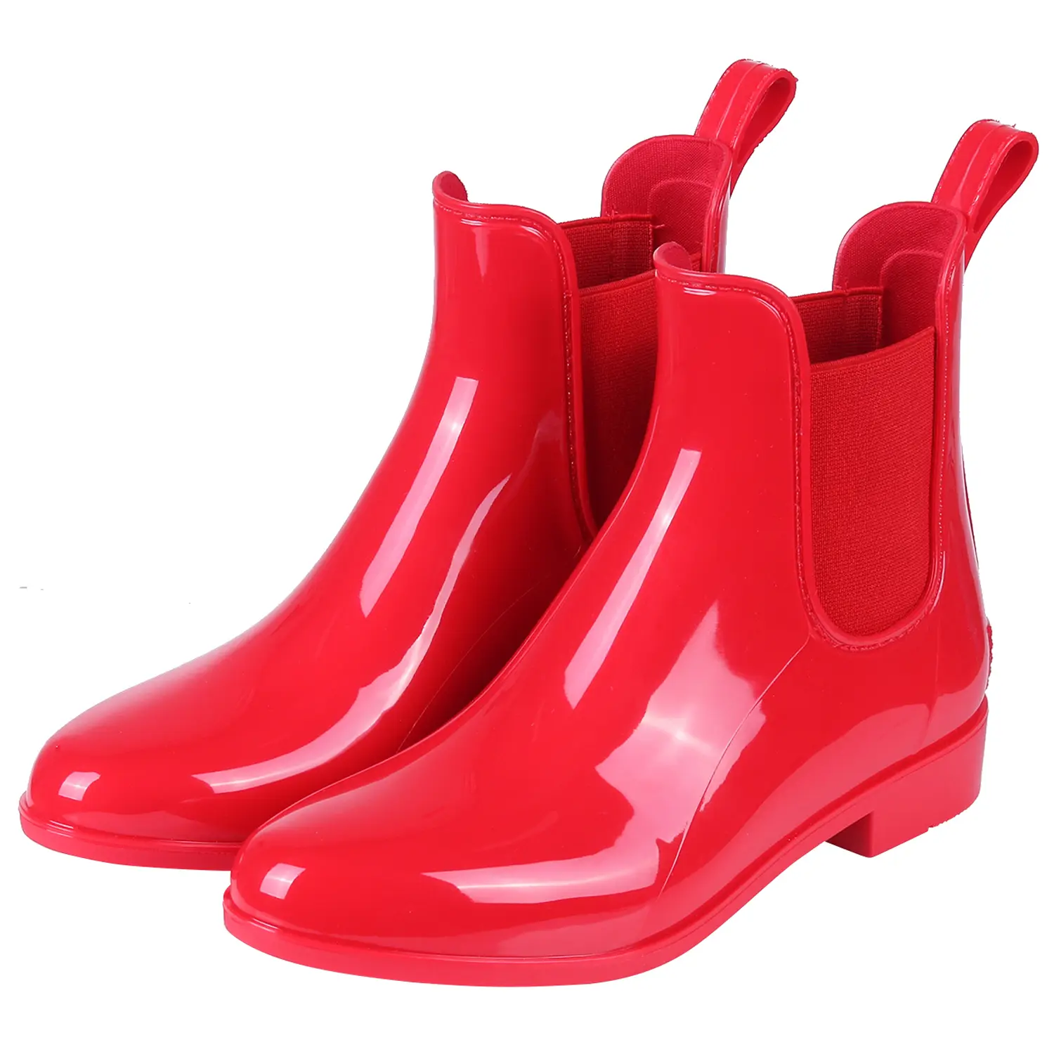 Women's Chelsea Ankle Boots Waterproof Toe Elastic...