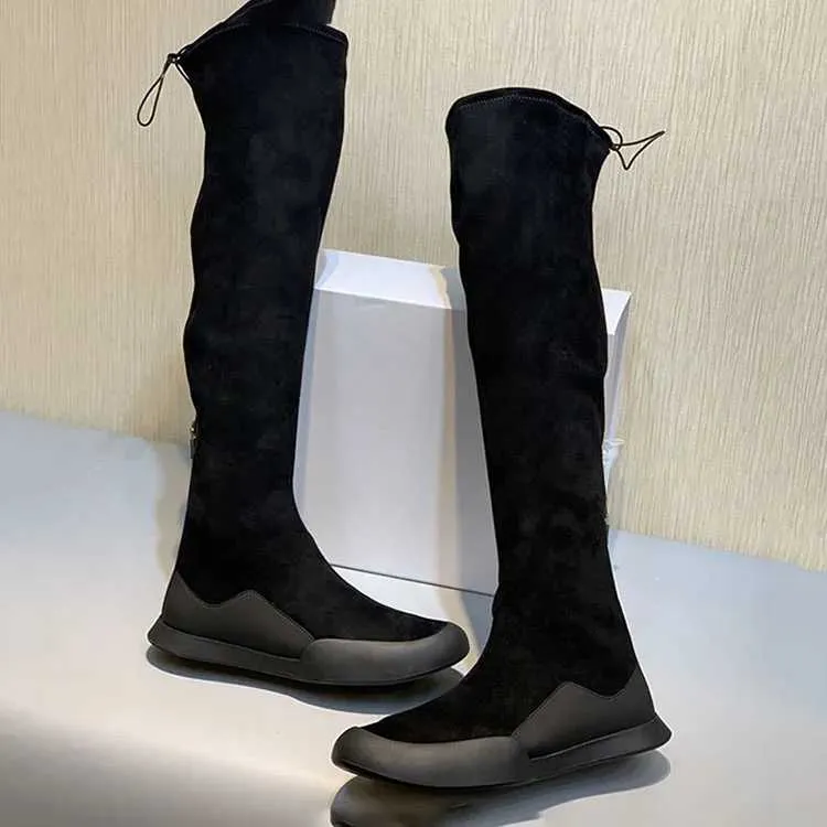 Boots Autumn Simple Lamb Deep Mouth Thick Bottom Baotou Warm Casual Wool Shoes For Women