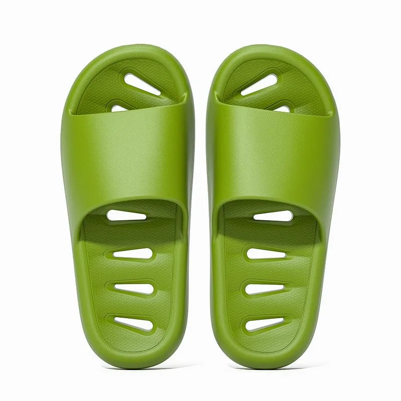 New Mocha-Colored Indoor Slippers for Men, Summer Home & Bathroom Footwear with Deodorizing Feature