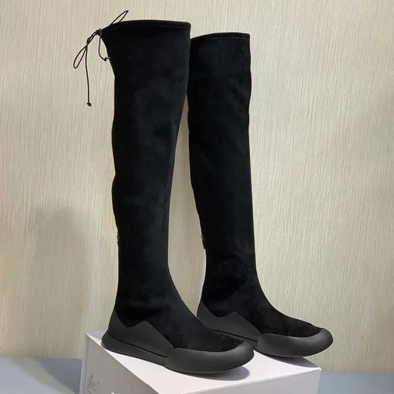 Boots Autumn Simple Lamb Deep Mouth Thick Bottom B...