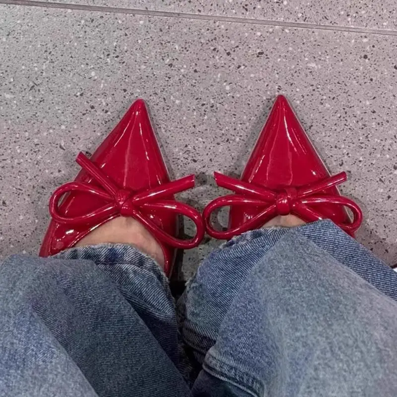 Summer Women's High Heel Sandals, Elegant Butterfly-Knot Design Suitable for Wedding and Party Fashion