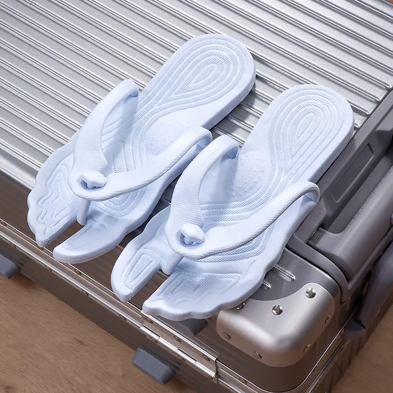 Portable Folding Slippers for Business Trip Beach Flip-flops Hotel Bath Anti-skid