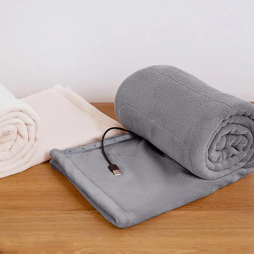 USB 5V Electric Blanket Warm Bed Heater with Thermostat Soft Heating Mattress Cover Washable Drop Proof 230x320