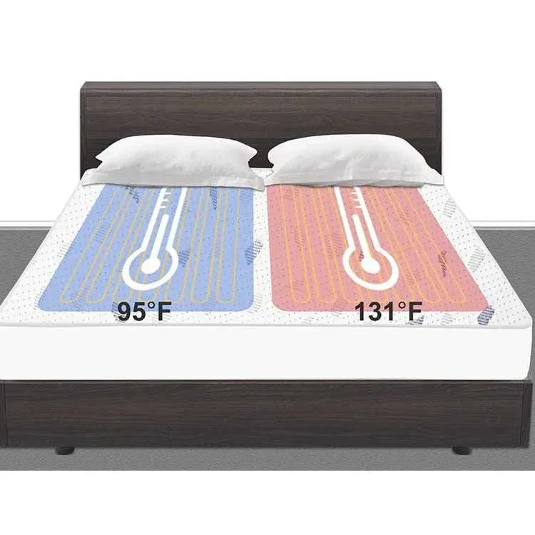 Machine Washable Electric Heating Pad Bed Warmer Heating Blanket Soft Comfortable