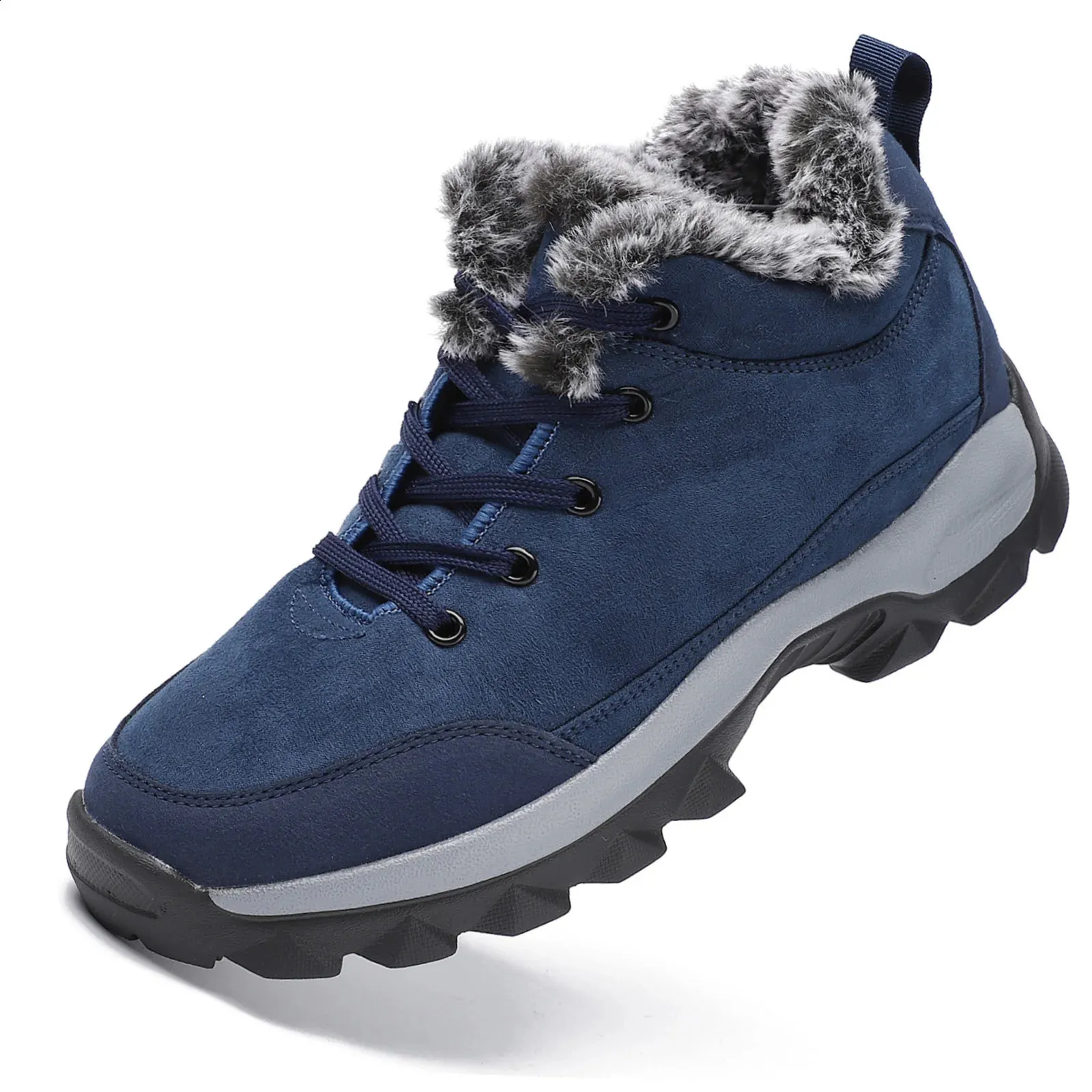 Men's Outdoor Walking Light Winter Sneakers Hiking Ankle Snow Boots