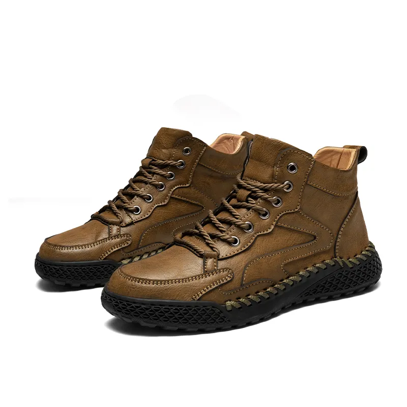 Men's Ankle Snow Boots Non Slip High Top Casual Sports Sneakers