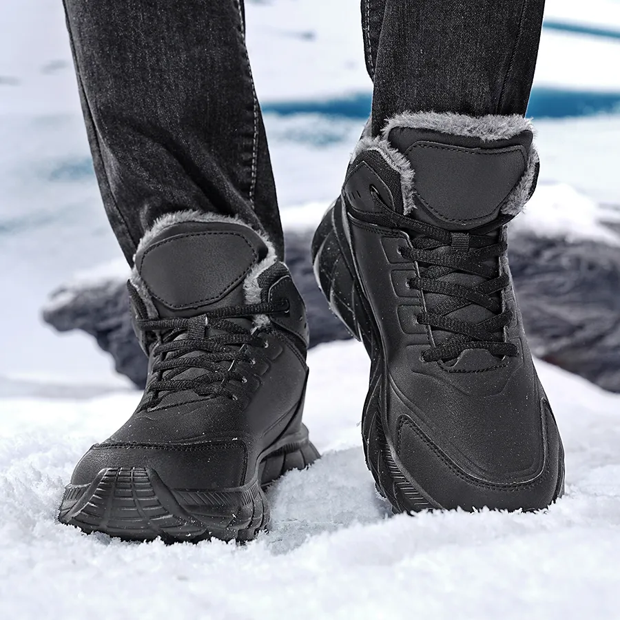 Men's Winter Outdoor Warm Trekking Anti Slip Comfortable Snow Boots