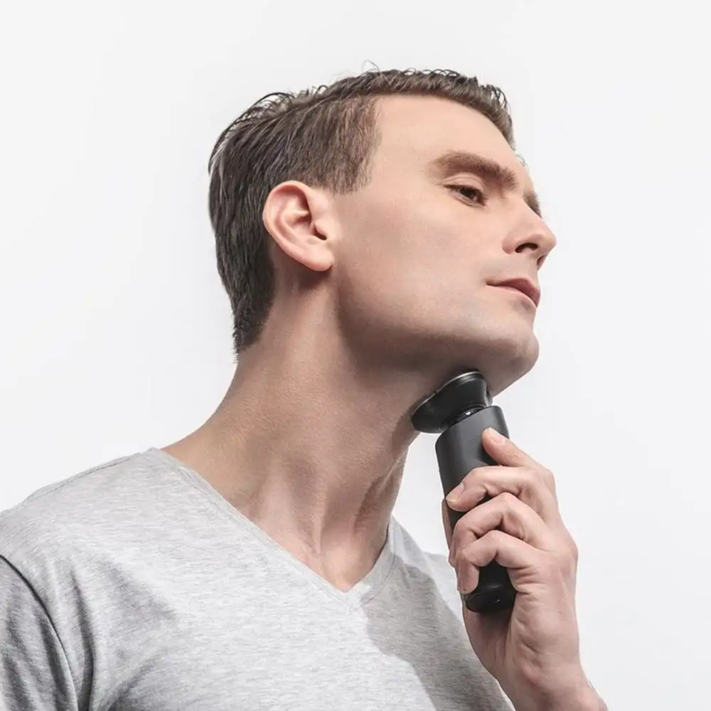 Electric Triple Blade Shaver Clipper for Men Wet and Dry Use Washable Beard and Hair Trimming Machine