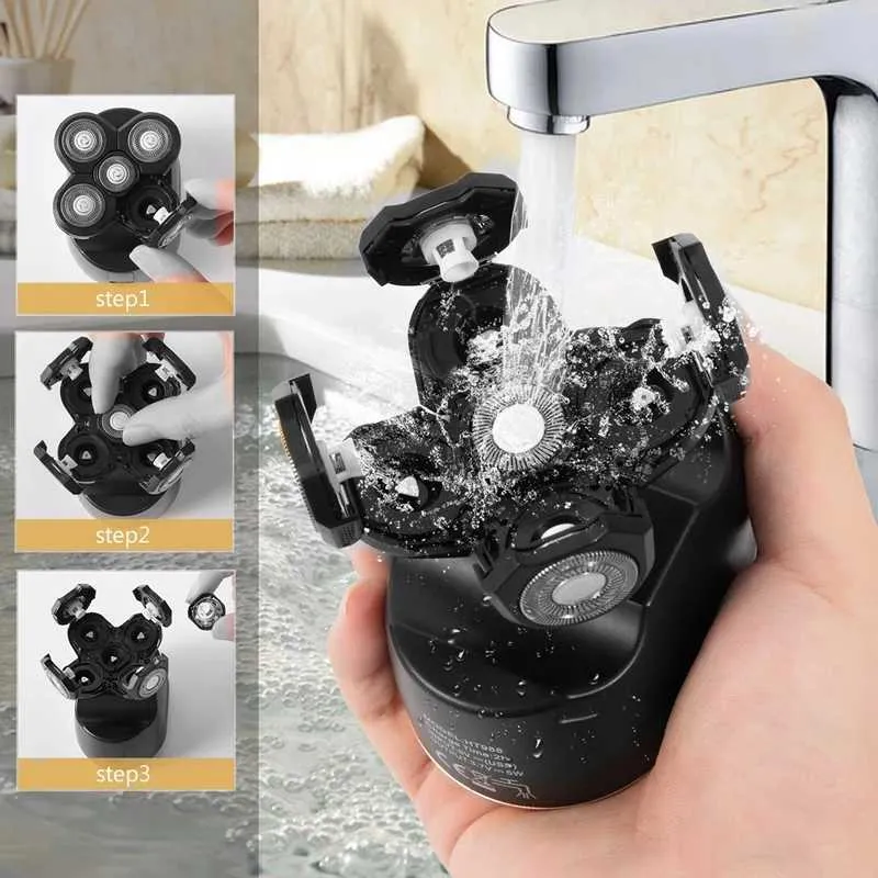 Electric Facial and Body Grooming Kit Hair Trimmer and Beard Shaver Beauty Device