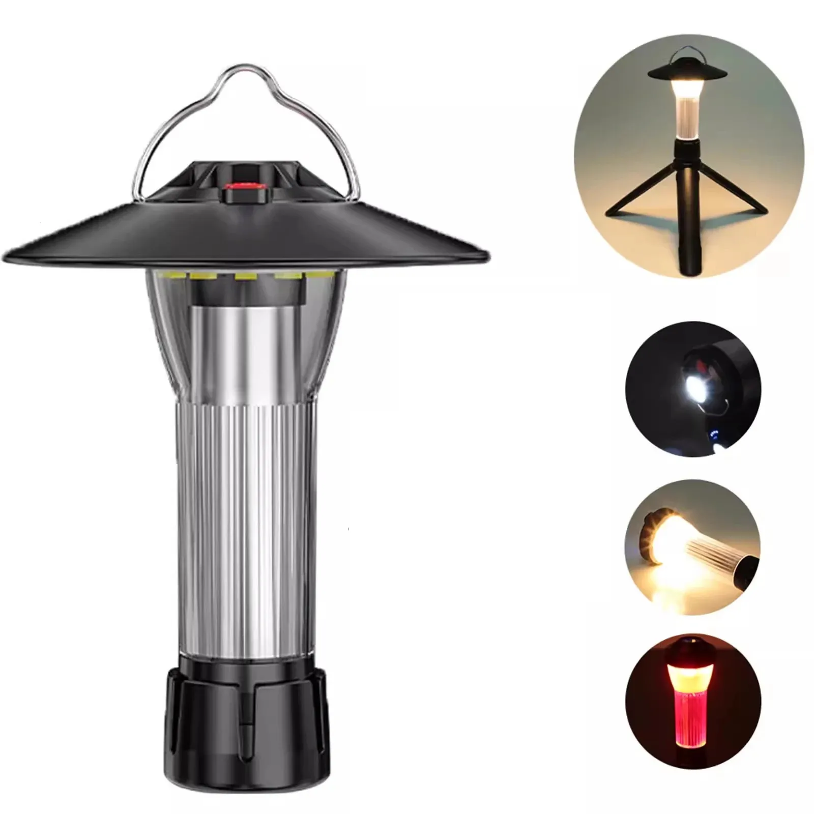 Outdoor Portable Camping Lantern with Magnetic Bas...