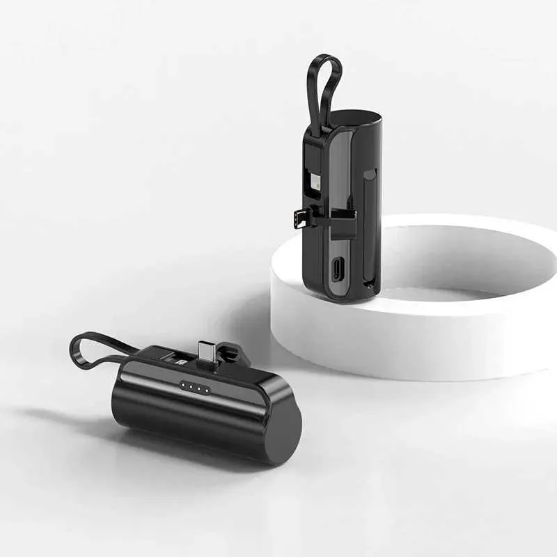 5000mAh Mini Portable Power Bank External Battery Plug Play Power Bank Type C Fast Effective Charger