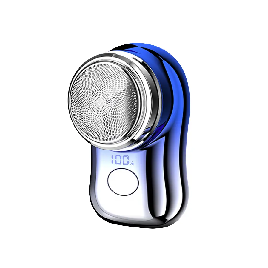 Rechargeable Mini Electric Shaver Portable One Button Easy to Carry Shaver