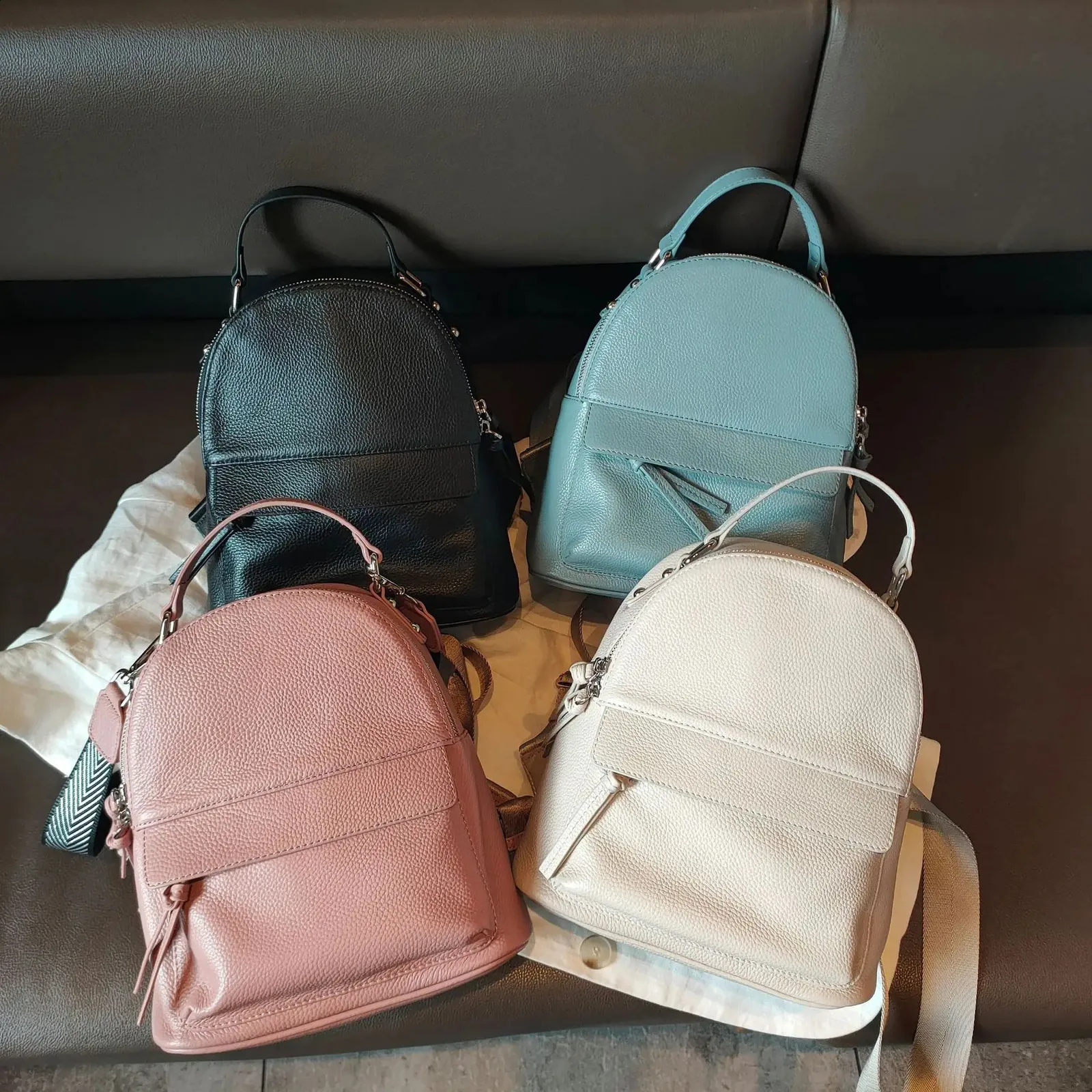 Backpack Women Trendy All-Match Fashion Soft Ladie...