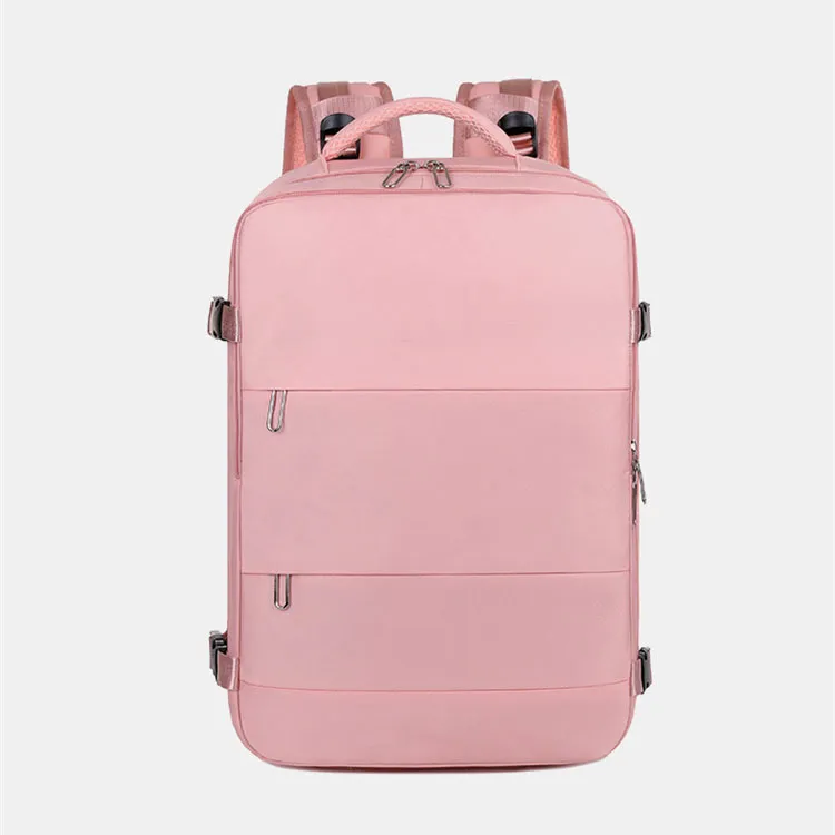 Women Travel Outdoor Laptop Bag Oxford Solid Backp...