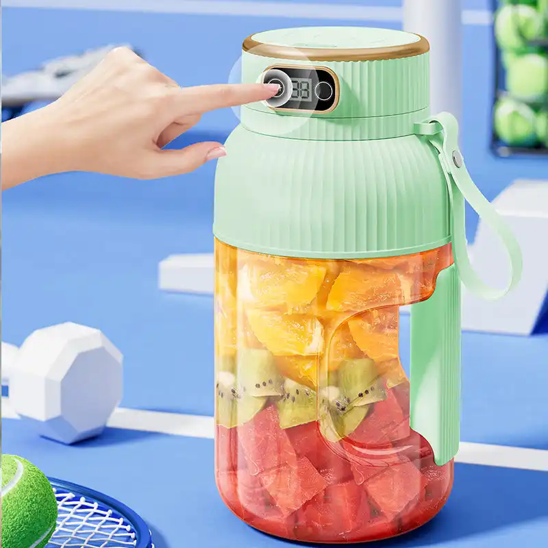 Electric Wireless Digital Display Blender Portable...