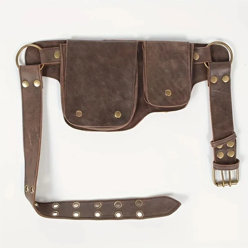 Vintage Handmade Thick Waist Bag For Mobile Cyclin...