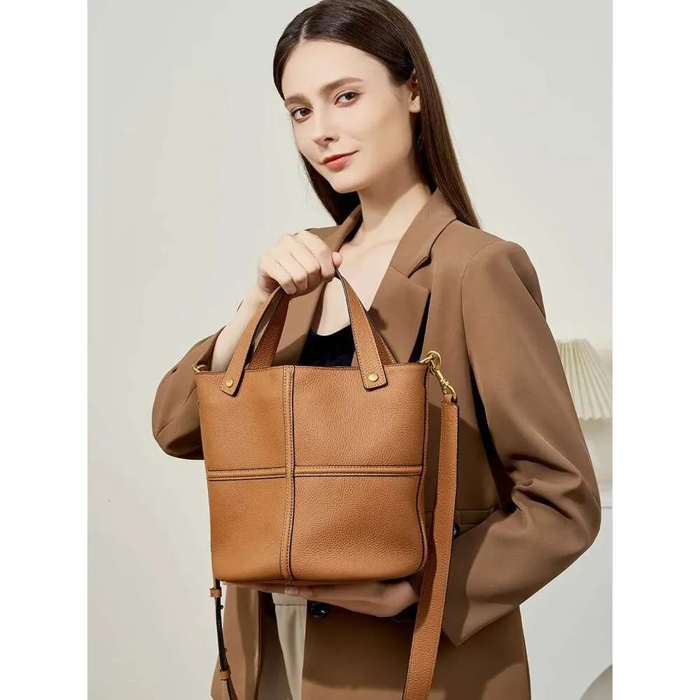 Genuine Leather Tote For Women Elegant Casual Larg...