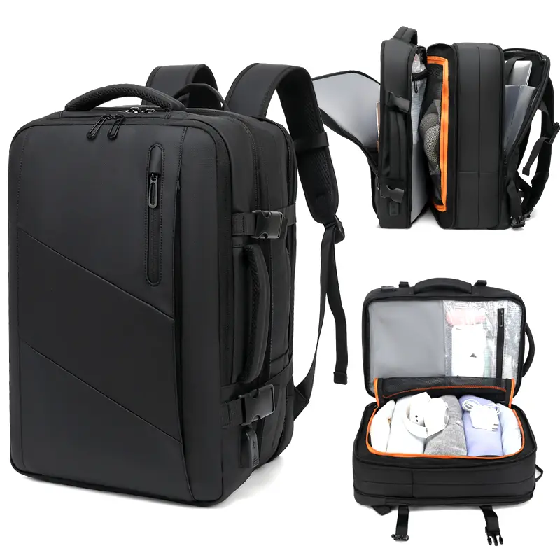 Expandable Men's Backpack Waterproof 17.3 in Lapto...