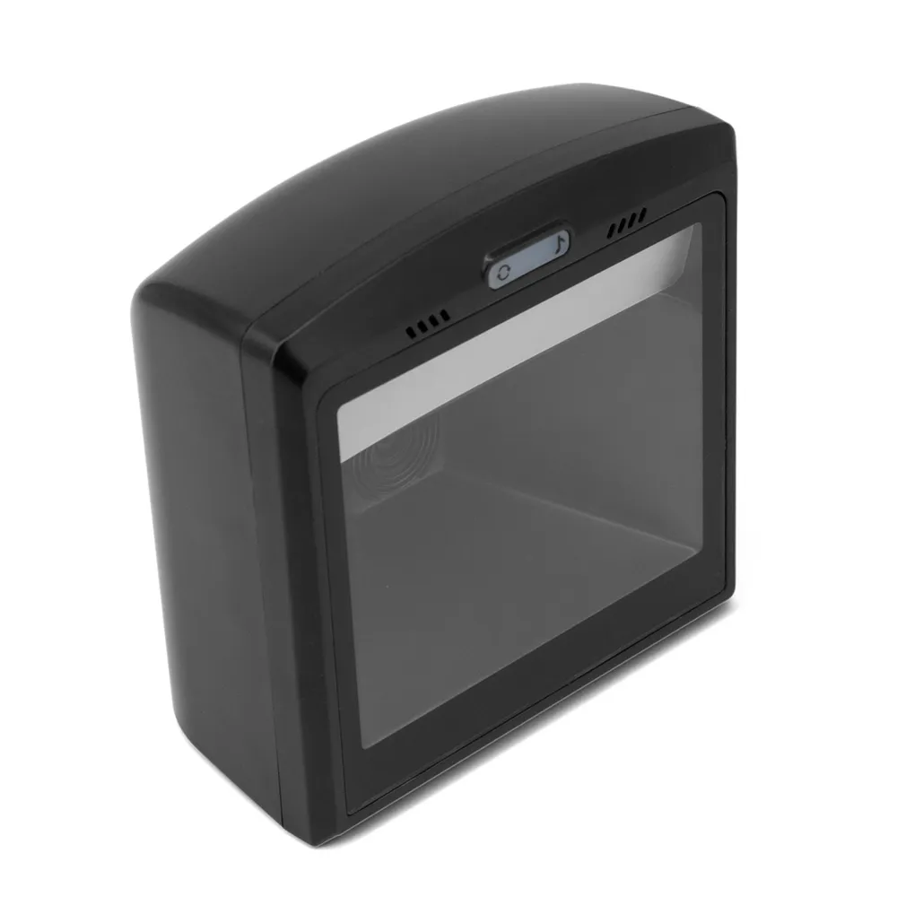 Platform Barcode Reader Scanning Desktop Bar Code Scanner 1D 2D QR Hands-Free Wired Data Matrix Reader USB