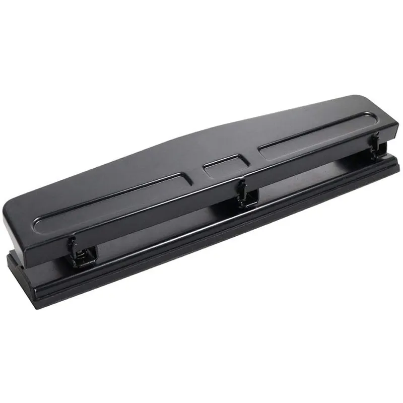 3-Hole Manual Paper Puncher Loose-Leaf Binding Tool Scrapbooking DIY Office Binding Machine