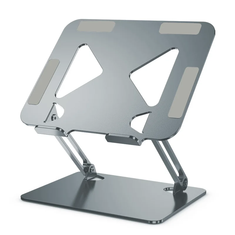 Aluminum Alloy Adjustable Laptop Stand Ergonomic Notebook Riser Holder Computer Stand Compatible with Laptops Tablet