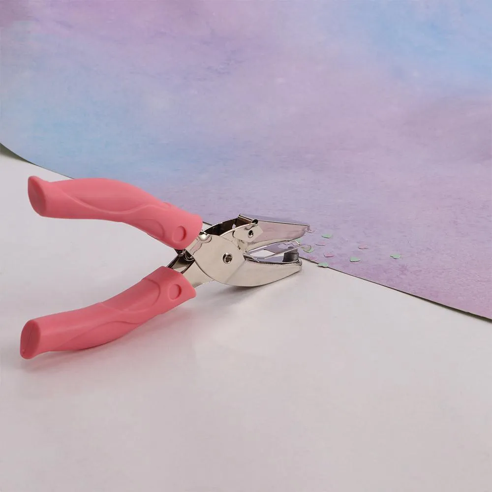 Single Hole Paper Punch Tool for Tags Tickets and Scrapbooking Notebook DIY Office School Stationery
