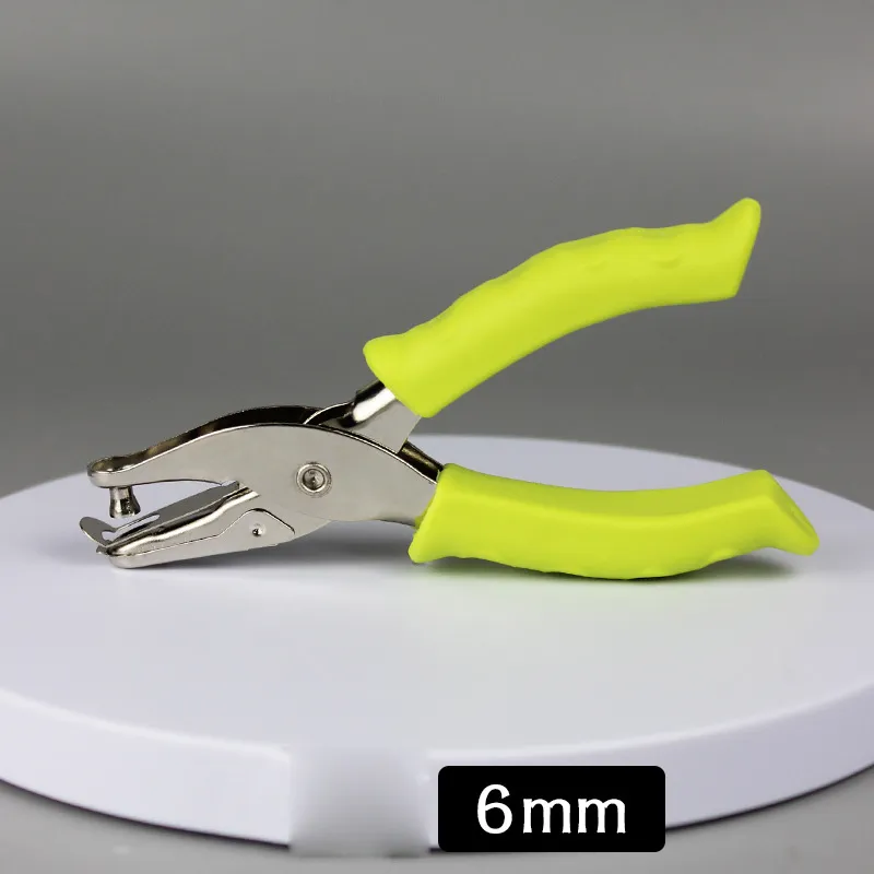 6mm Circle Paper Punch Single Hole Cutter Scrapbooking DIY Notebook Hole Punch Tool for Office Use