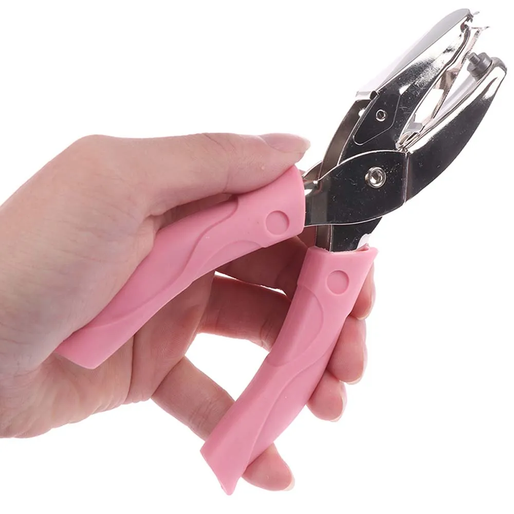 Single Hole Paper Punch Tool for Tags Tickets and Scrapbooking Notebook DIY Office School Stationery