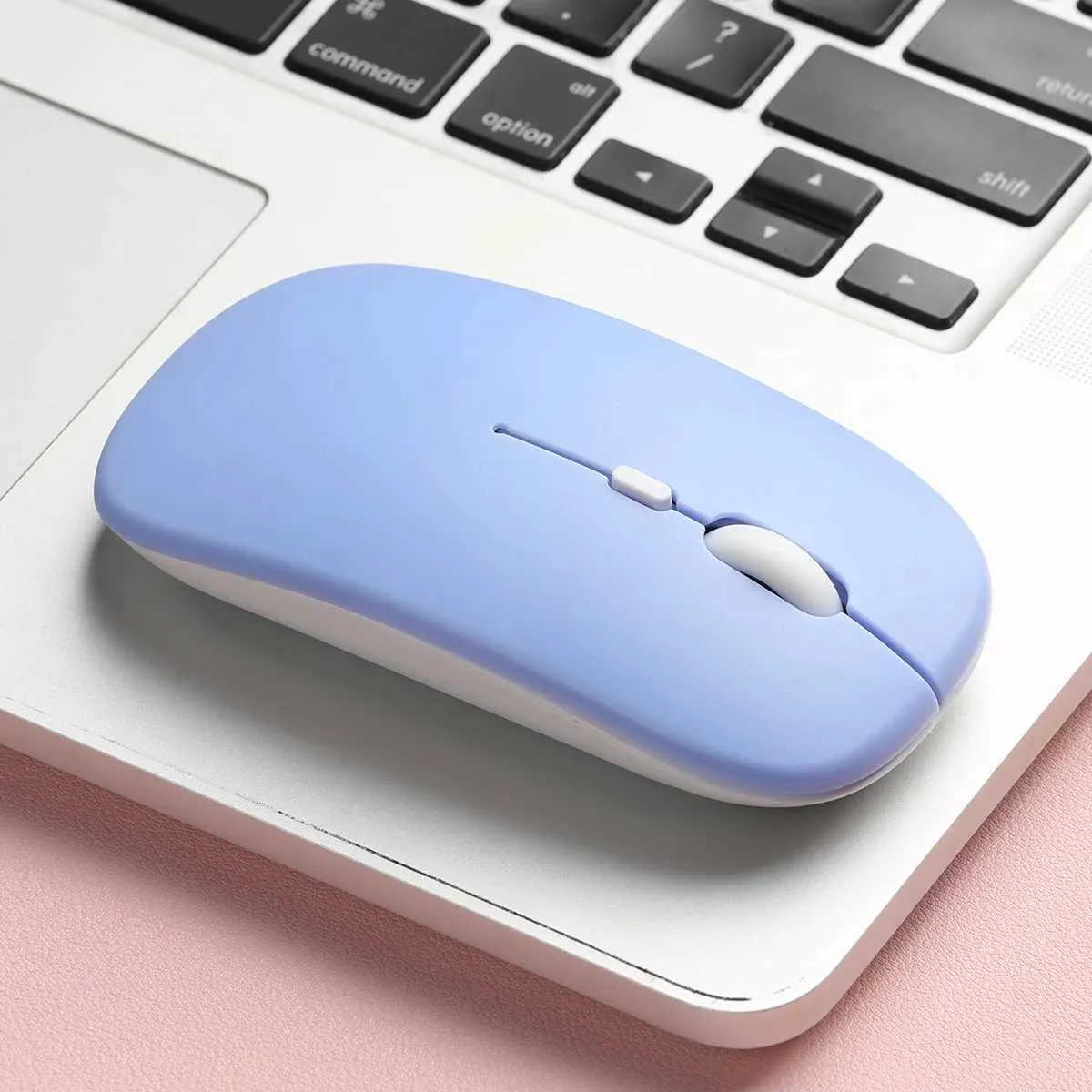 Wireless Bluetooth-Compatible Mouse Portable Ergonomic Computer Mice For Laptop Ipad Tablet Pc Mobile Phone Office Gaming Mouse