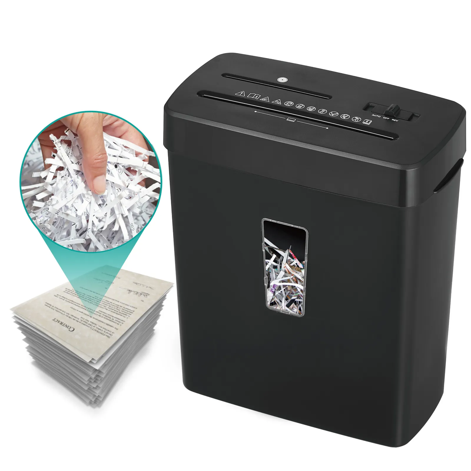 Fully Automatic Shredders for Household and Commercial Use, Designed for Level 4 Confidentiality (Paper/Card/CD)