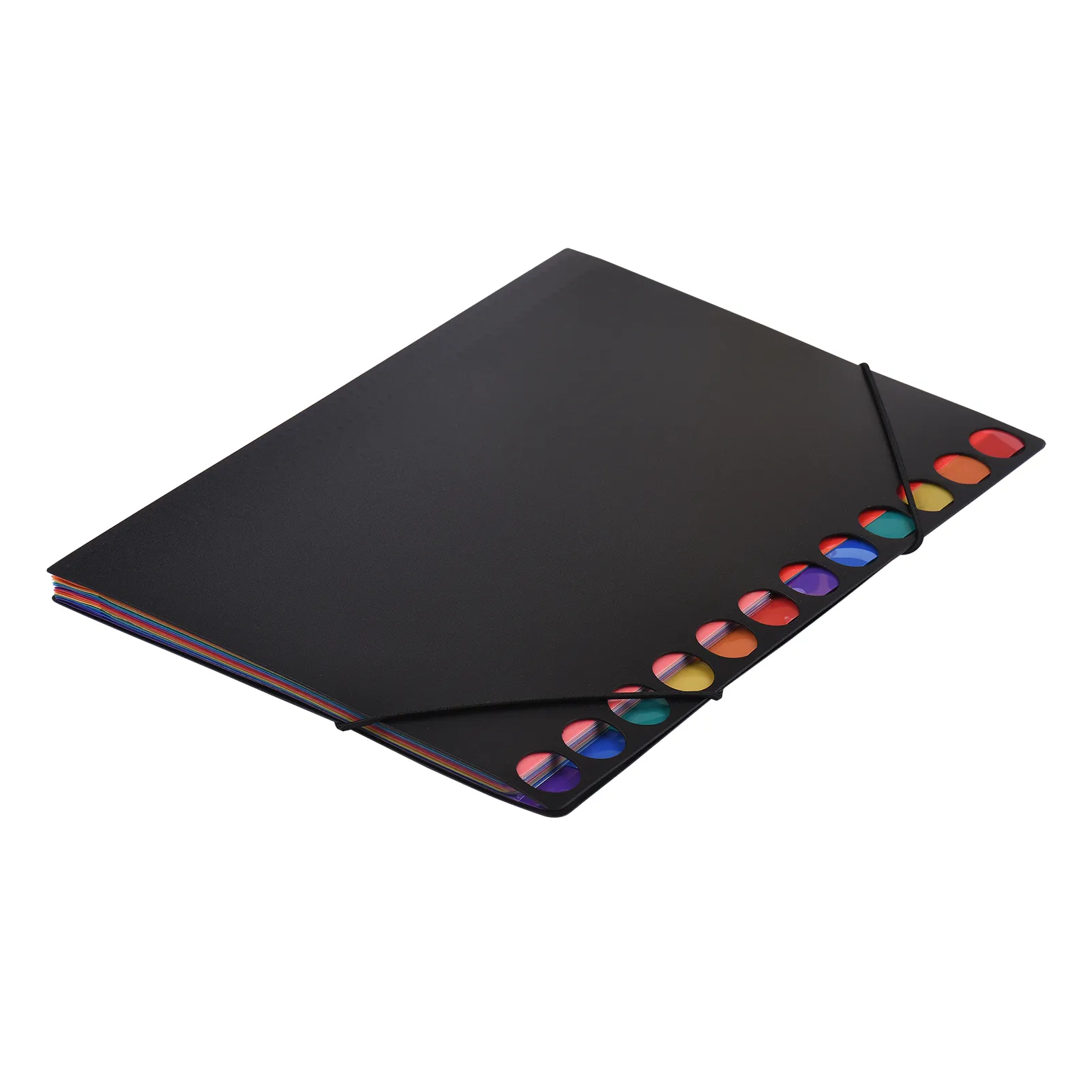 A4 Expanding File Folder Organizer with Elastic Band 24 Pockets for Certificates Documents Paper Storage Home Office