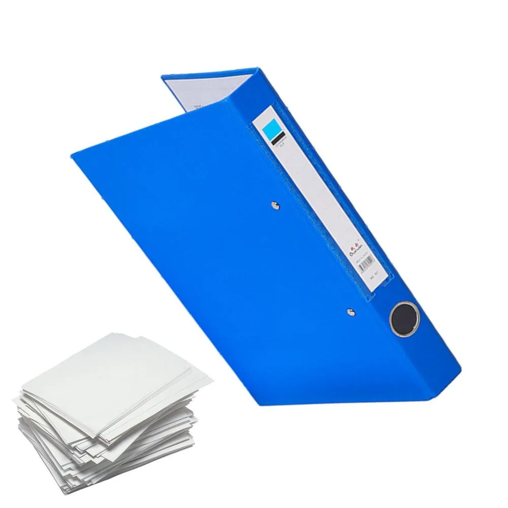 Cardboard 2-Ring Binder Folder Thickened Hard Cove...