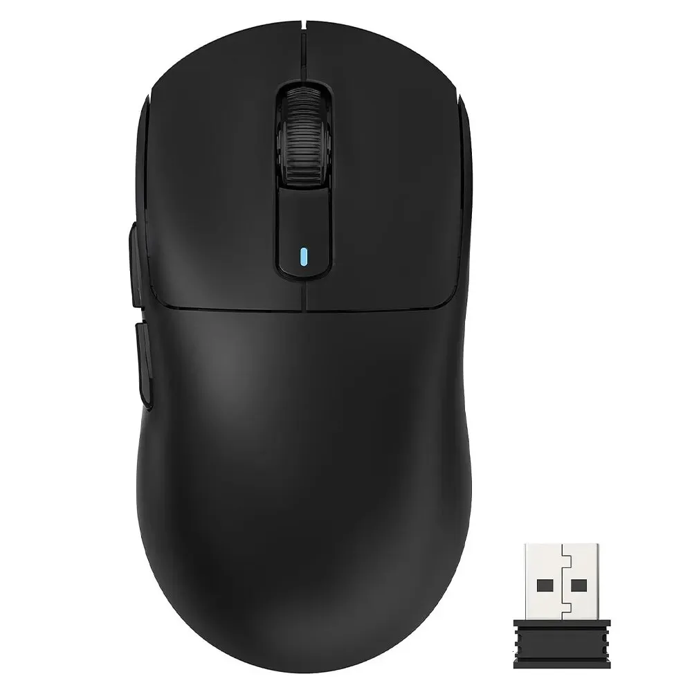 Lightweight Wireless Gaming Mouse With 3 Mode 2.4G USB-C Bluetooth 26K DPI PAW3395 Optical Sensor Mouse