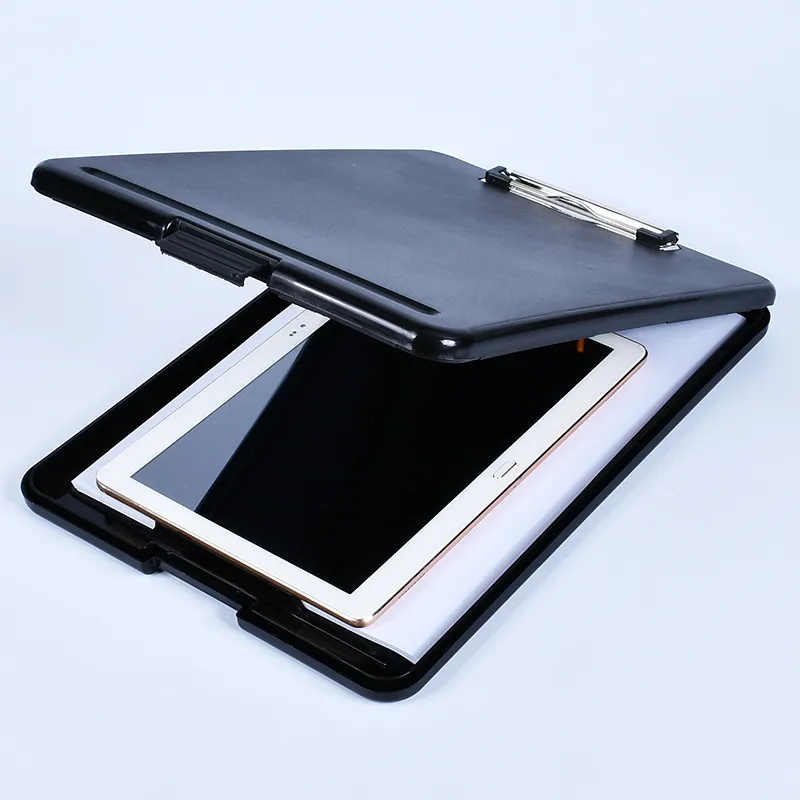 A4 Plastic Document Storage Clipboard Box File Fol...