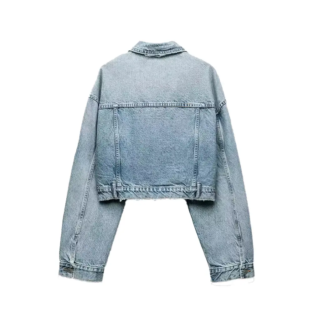 Autumn Fashion Casual Women's Clothing Simple Versatile Short Denim Coat Top