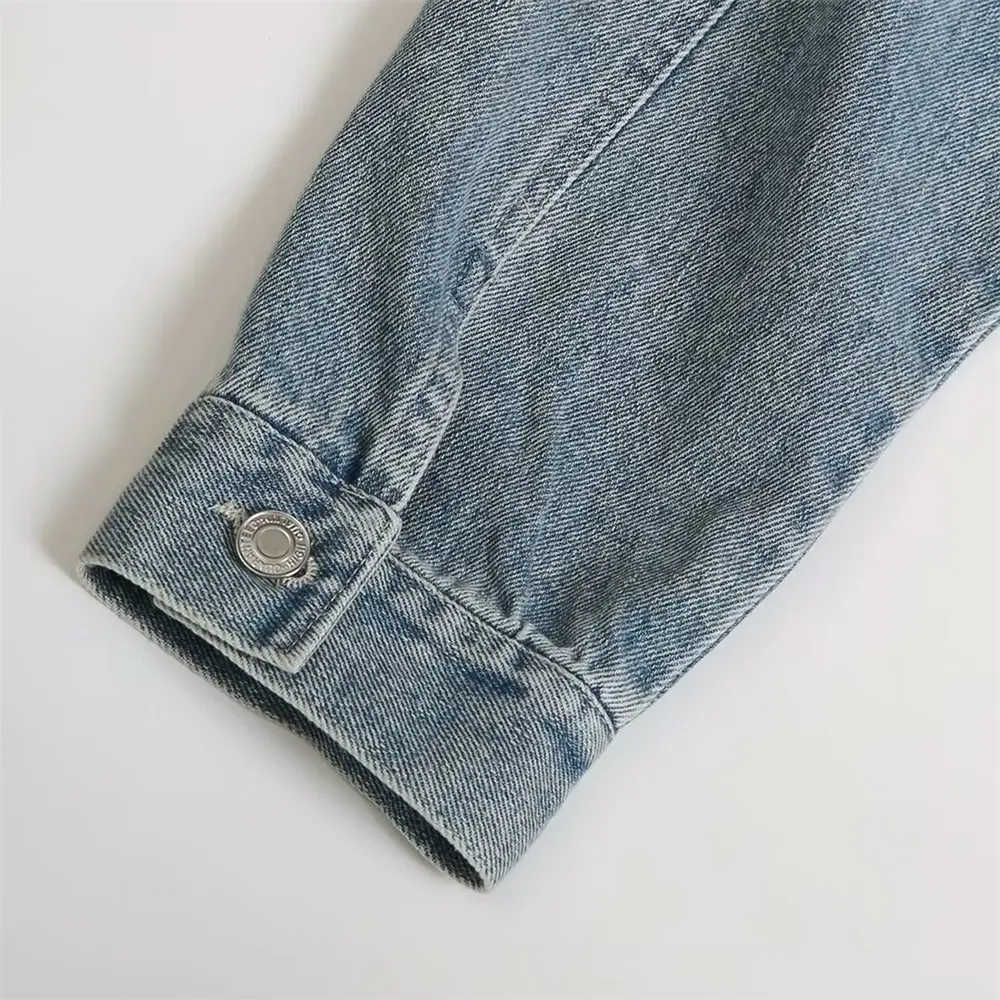 Autumn Fashion Casual Women's Clothing Simple Versatile Short Denim Coat Top