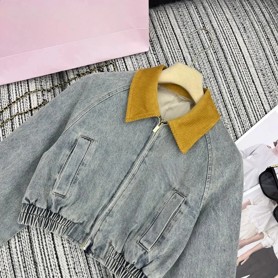 Autumn/Winter Women's Denim Jacket Casual Slim Retro Short Coat Suitable For Cold Weather