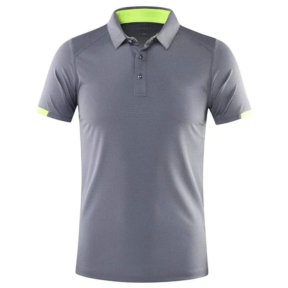 Men's Polos Men Short Sleeve Golf Shirts Outdoor Trainning Sportswear Golf Polo Shirt Badminton