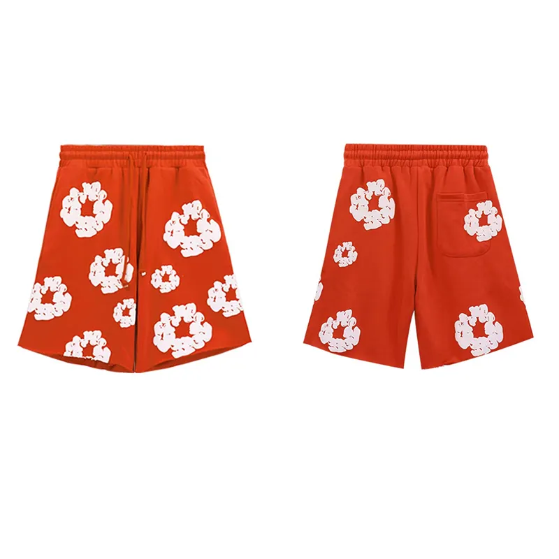 Men’s Beach Shorts Fashion Elastic Waist Pure Co...