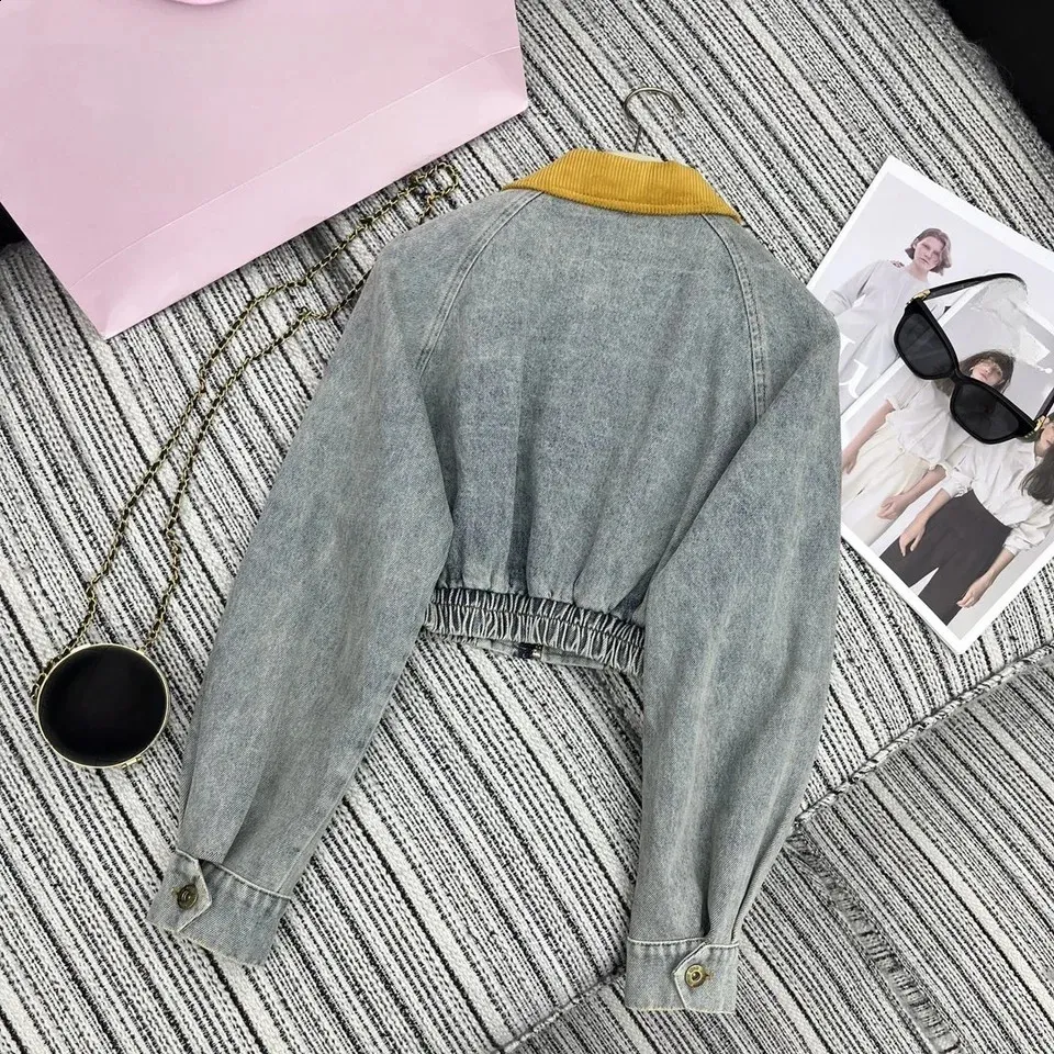 Autumn/Winter Women's Denim Jacket Casual Slim Retro Short Coat Suitable For Cold Weather